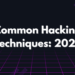 Featured image about Common Hacking Techniques